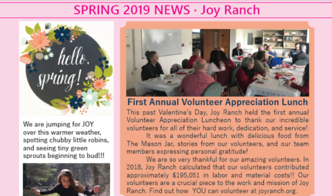 Spring 2019 Newsletter