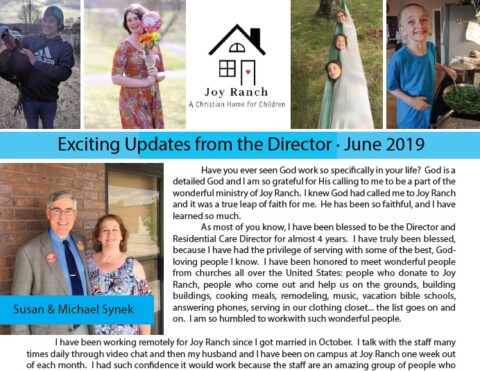 Exciting news from the Director