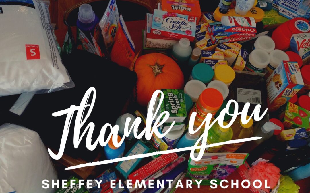 Thank you Sheffey Elementary!