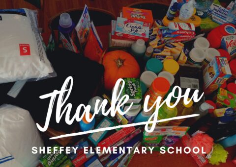 Thank you Sheffey Elementary!