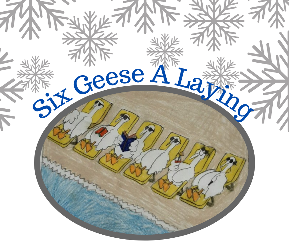 six geese a laying christmas